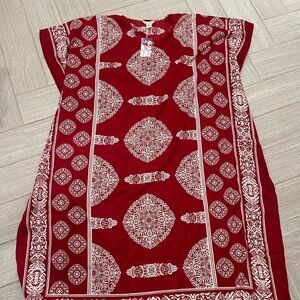 Grace Blue Red and White Bohemian Dress